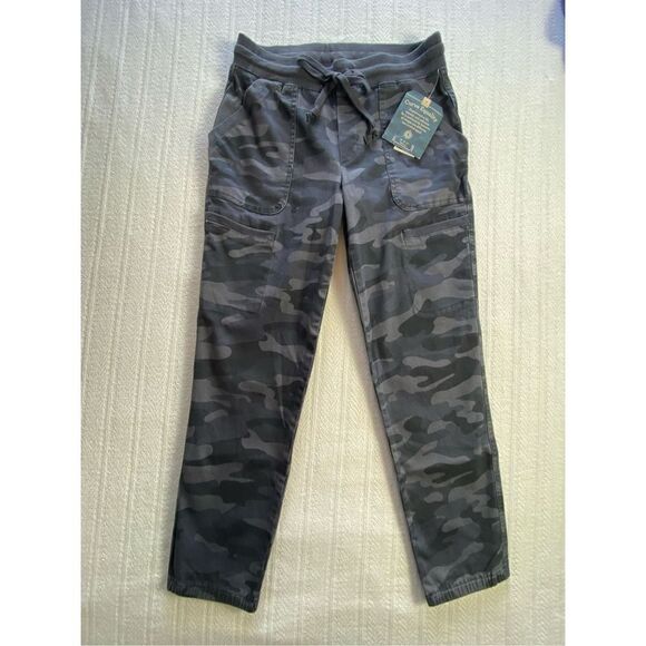 DEMOCRACY Small HIGH RISE CAMOUFLAGE PRINT JOGGERS - Picture 6 of 8